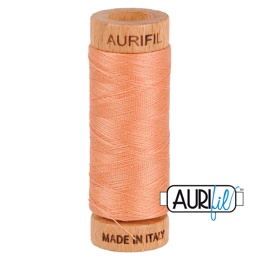 AURIFIL MAKO 80 Cotton Thread 2215 Peach