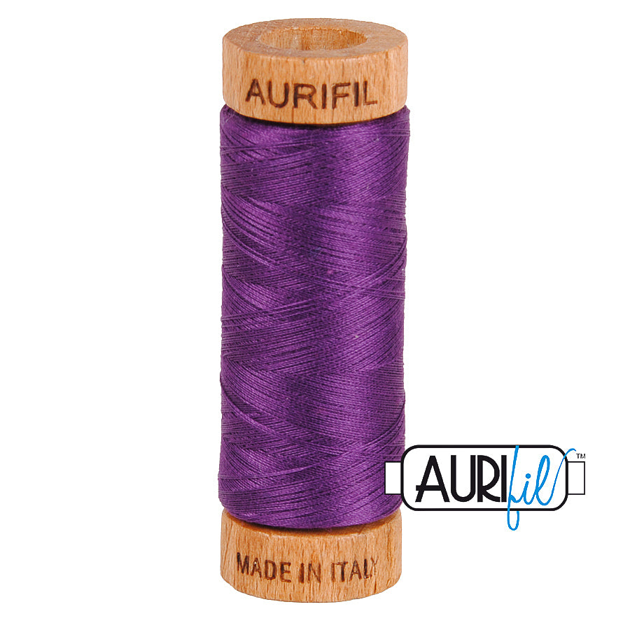 AURIFIL MAKO 80 Cotton Thread 2545 Medium Purple