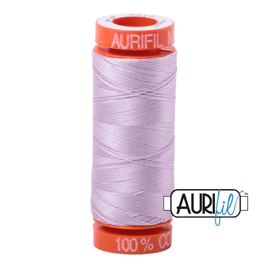 AURIFIL MAKO 50 Cotton Thread 2510 Light Lilac
