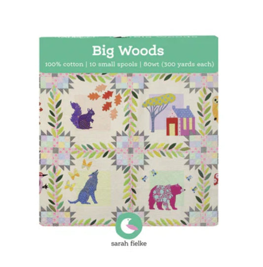 AURIFIL MAKO 80 Cotton Thread Collection 'Big Woods' Sarah Fielke