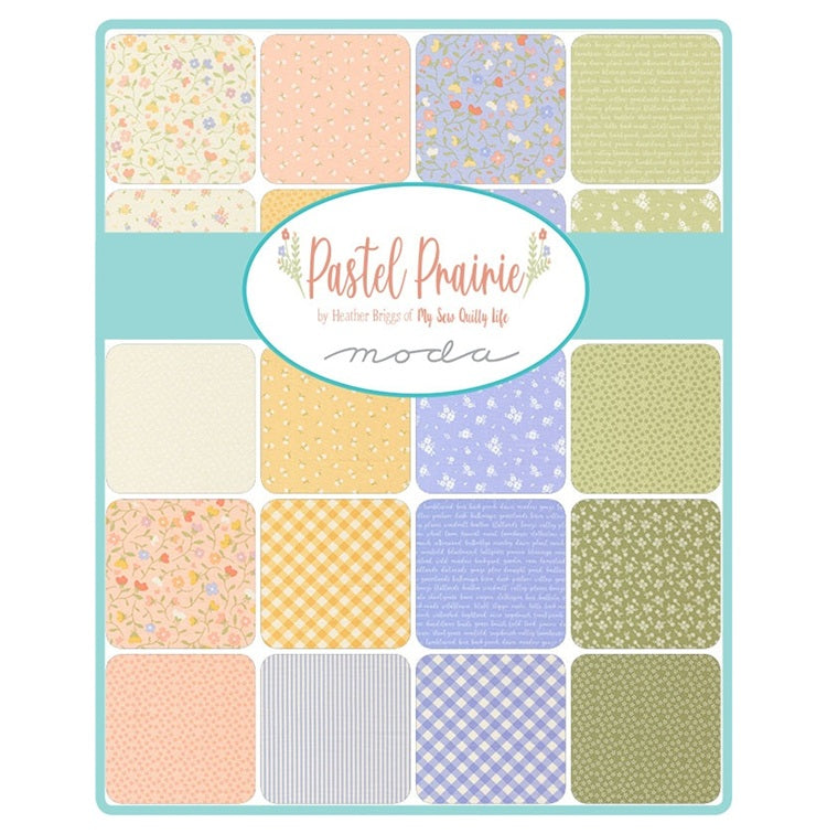 MODA Mini Charm 'Pastel Prairie' 2.5"