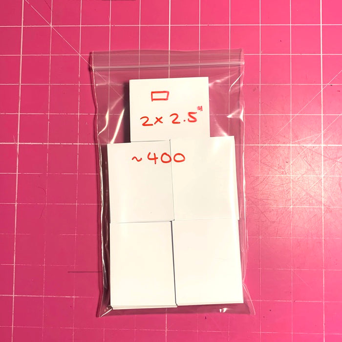 SALE Rectangle packs 2" x 2.5"