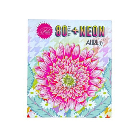 AURIFIL MAKO 80 Cotton Thread Collection 'Untamed + Neon' by Tula Pink