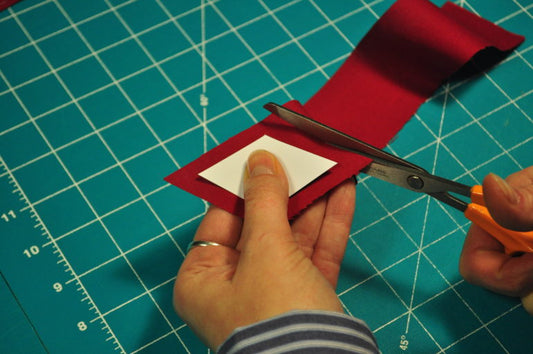 English Paper Piecing Instructions for Using Diamonds