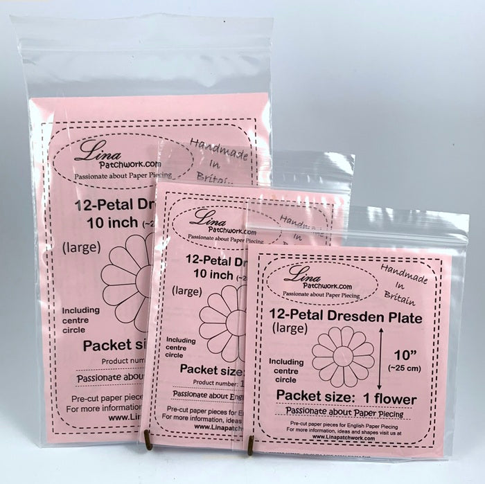 12-Petal Dresden Plate (10" diameter)