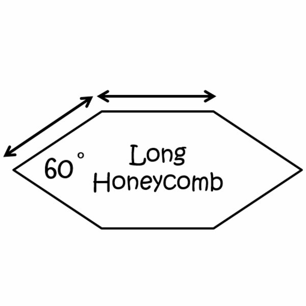 60 deg Long Honeycomb