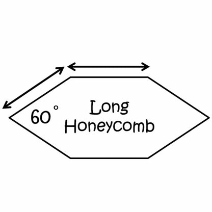 60 deg Long Honeycomb