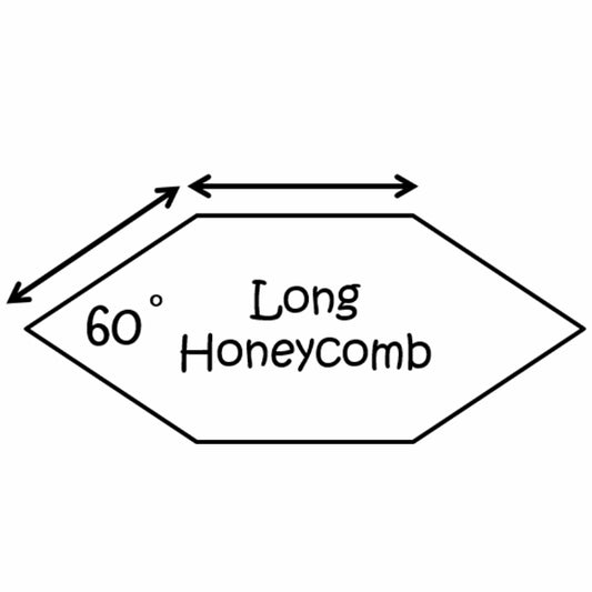 60 deg Long Honeycomb
