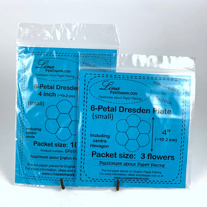 6-Petal Dresden Plate (4" diameter)