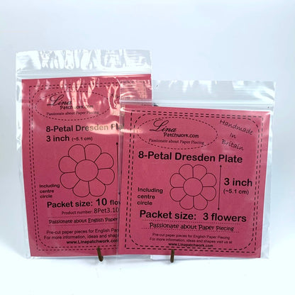 8-Petal Dresden (3" diameter)