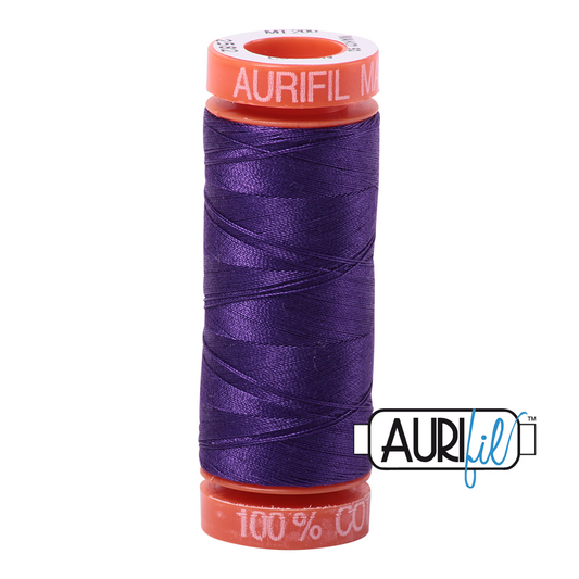 Aurifil MAKO 50 Cotton Thread #2582 Dark Violet