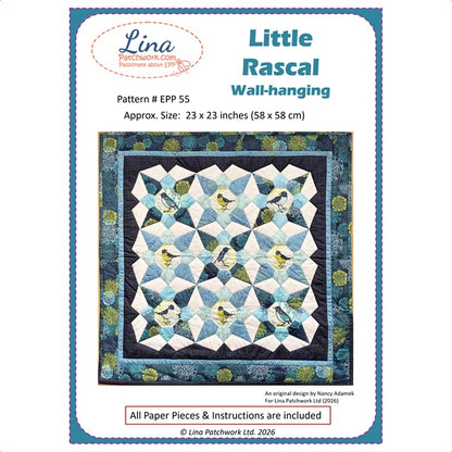 EPP Pattern 'Little Rascal' Wall-Hanging Quilt