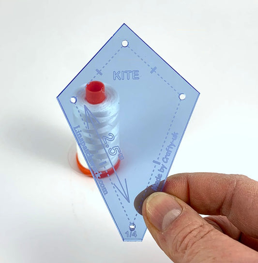 Acrylic Fussy Cutting Template '90/45 degree Kite'