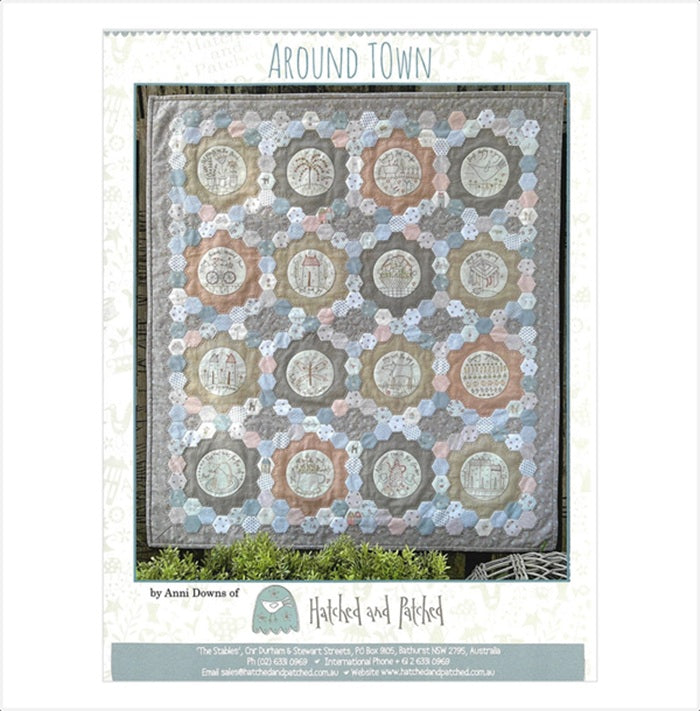 'Around Town' Pattern by Hatched and Patched