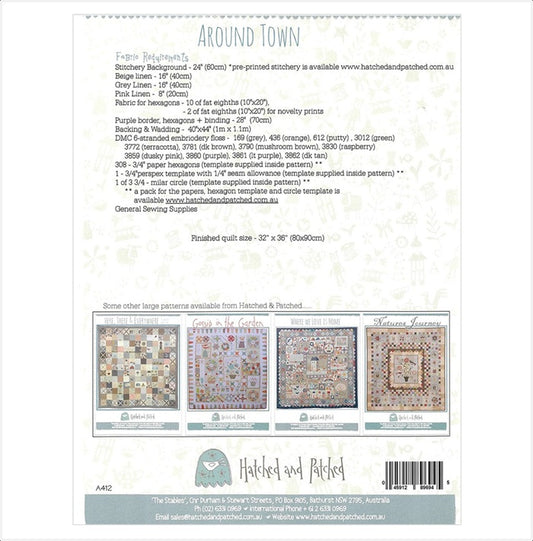 'Around Town' Pattern by Hatched and Patched