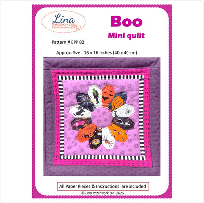 EPP Pattern 'Boo' Mini Quilt