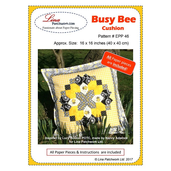 busy bee cushion
