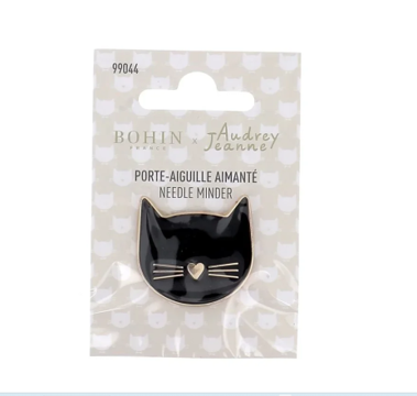 Bohin 'Cat' Magnetic Needle Minder by Audrey Jeanne