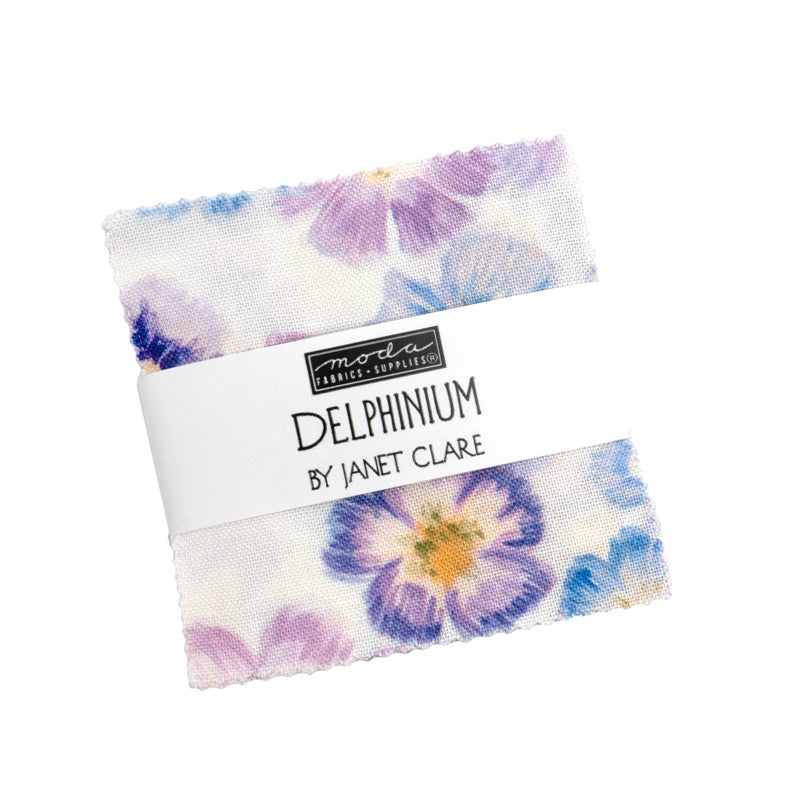 MODA Mini Charm 'Delphinium' 2.5"