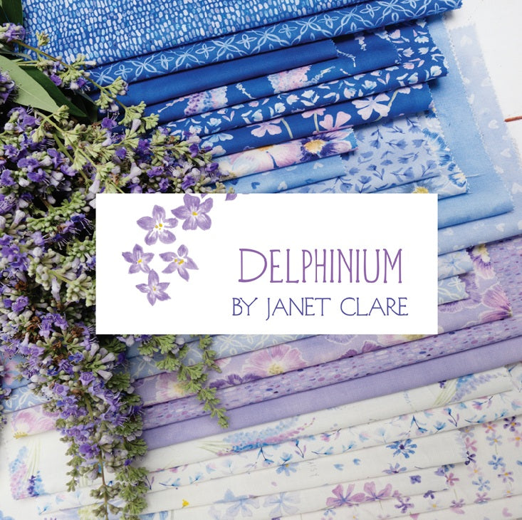 MODA Mini Charm 'Delphinium' 2.5"
