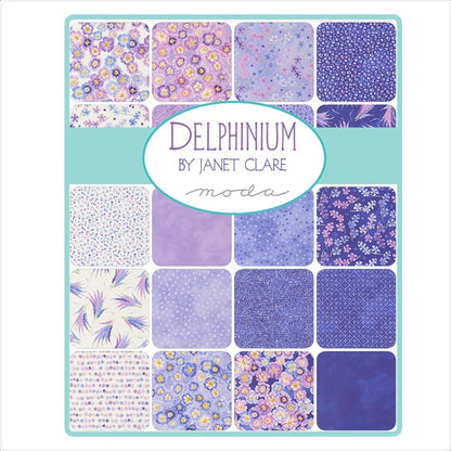 MODA Mini Charm 'Delphinium' 2.5"