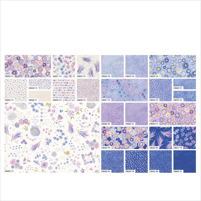 MODA Mini Charm 'Delphinium' 2.5"