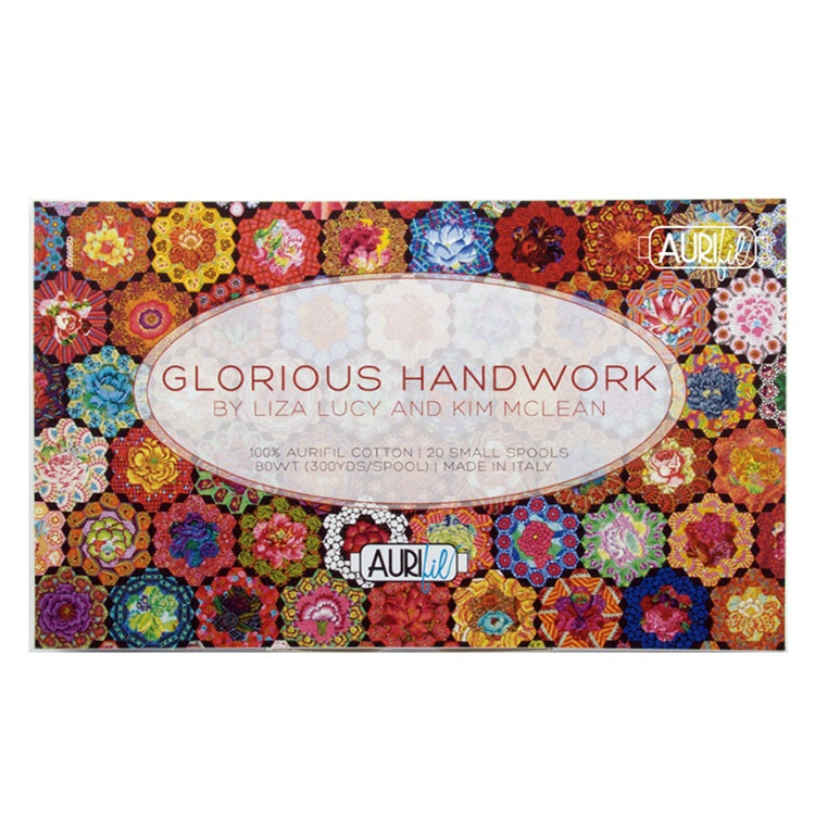 AURIFIL MAKO 80 Cotton Thread Collection 'Glorious Handwork' by Liza Lucy & Kim McLean