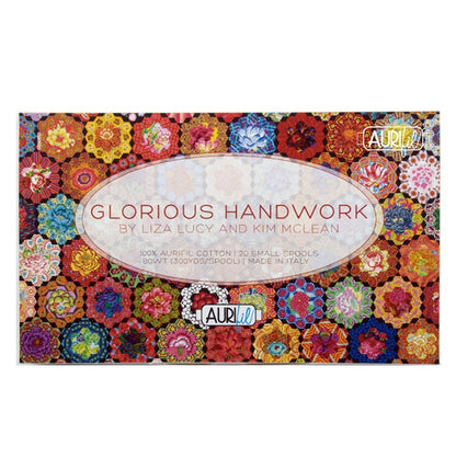 AURIFIL MAKO 80 Cotton Thread Collection 'Glorious Handwork' by Liza Lucy & Kim McLean