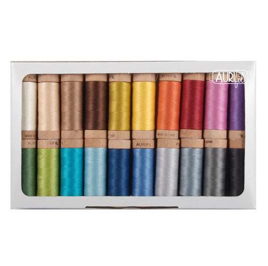 AURIFIL MAKO 80 Cotton Thread Collection 'Glorious Handwork' by Liza Lucy & Kim McLean