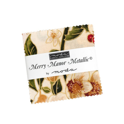 MODA Mini Charm 'Merry Manor Metallic' 2.5"
