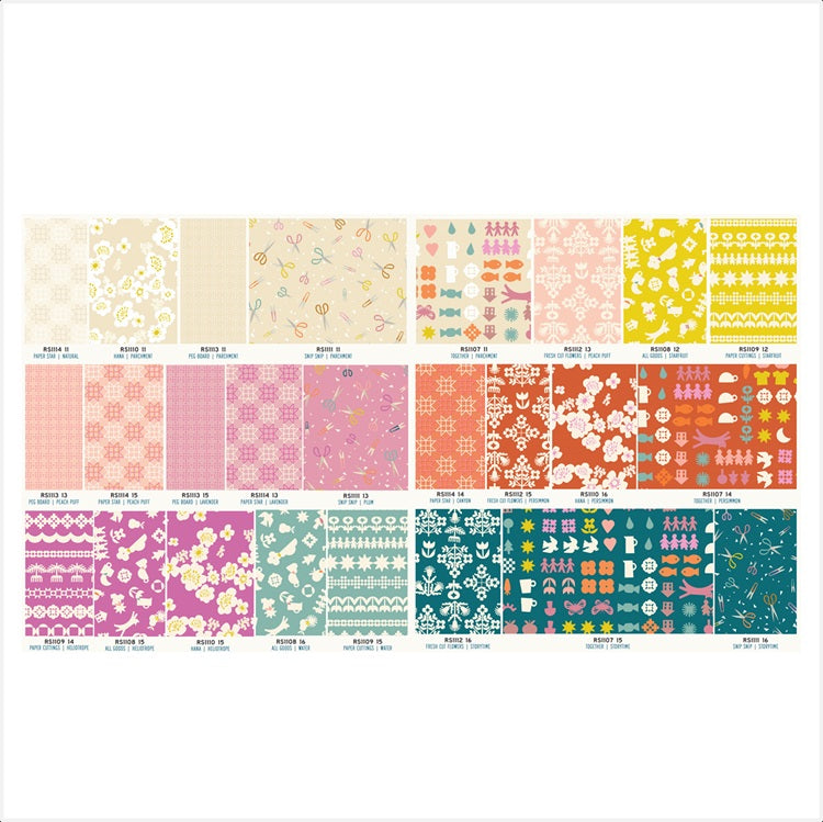 MODA Mini Charm 'Paper Cuts 2' 2.5" (RSS)