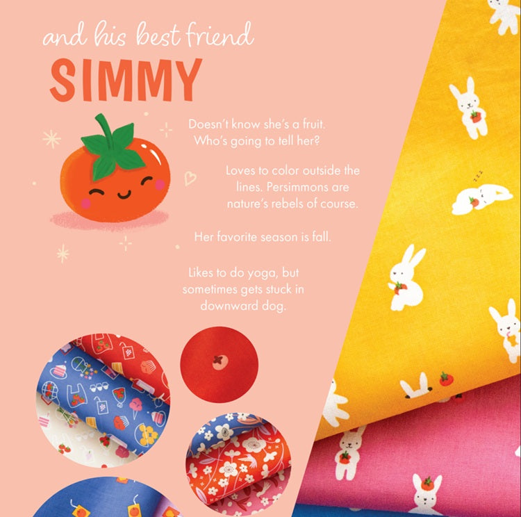 MODA Mini Charm 'Persimmon' 2.5" (RSS)