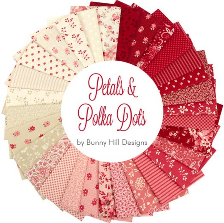 MODA Mini Charm 'Petals & Polkadots' 2.5"