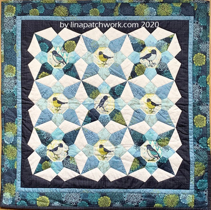 EPP Pattern 'Little Rascal' Wall-Hanging Quilt