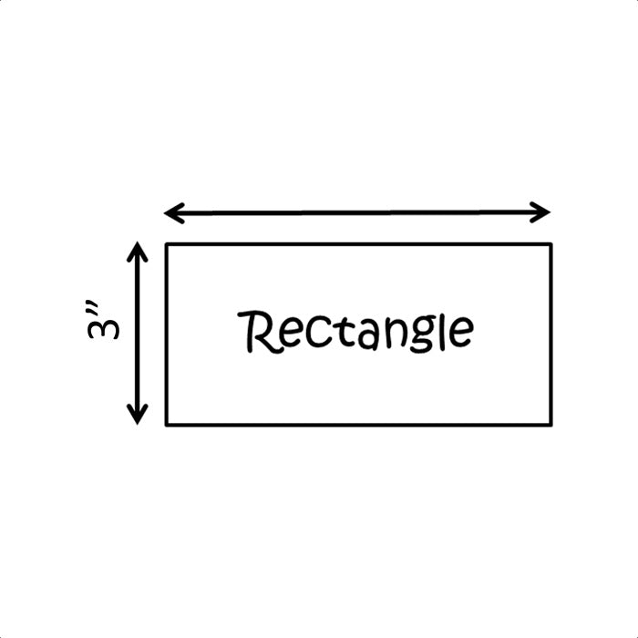 Rectangles 3 inch wide