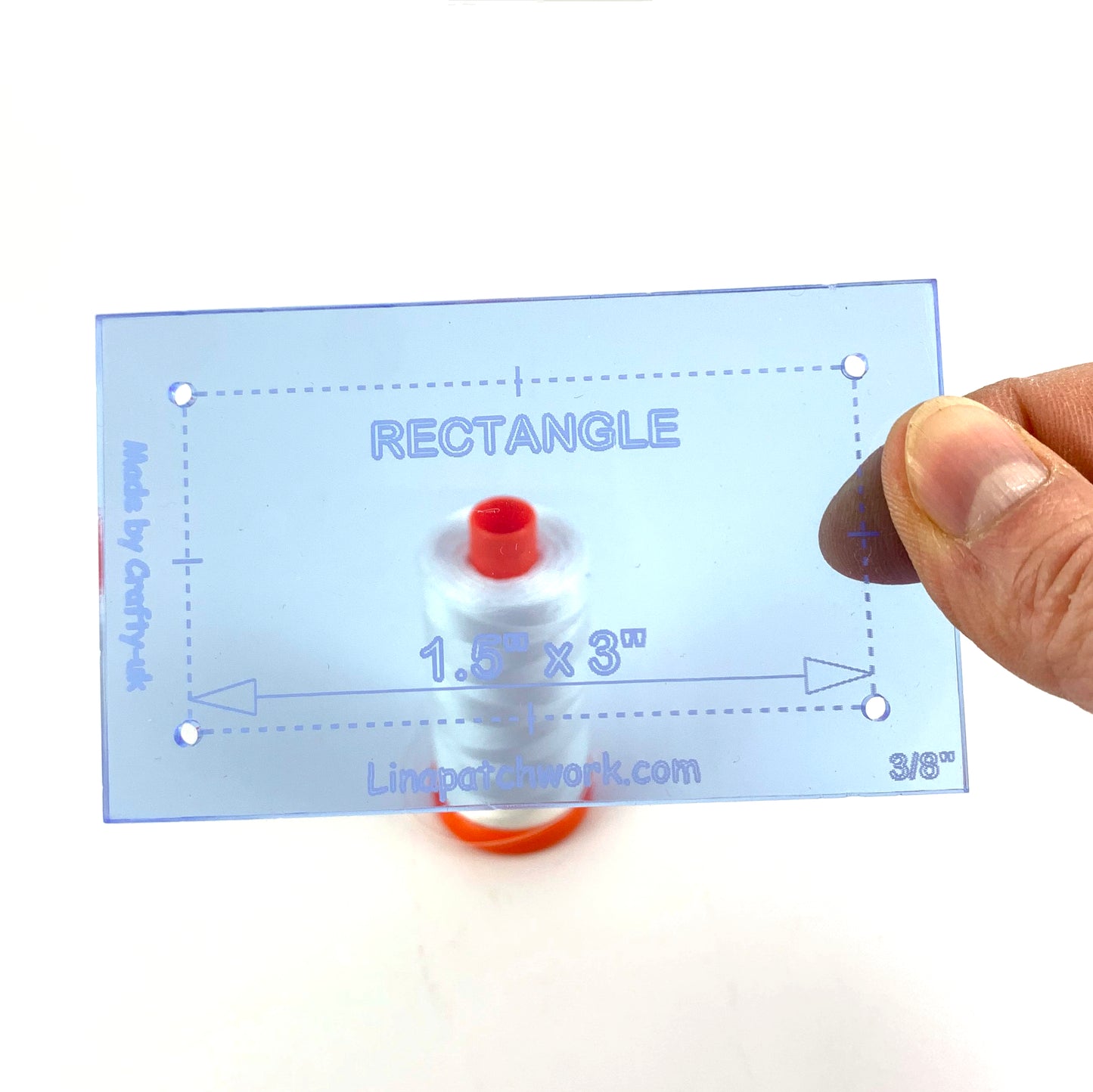 Acrylic Fussy Cutting Template 'Rectangle'