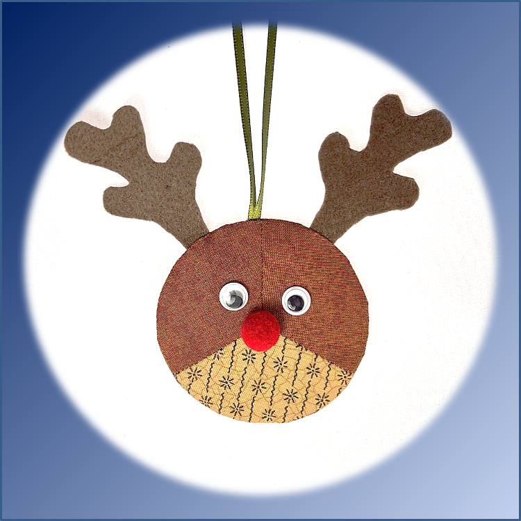 X-mas Tree Ornament Kit (#43) 'Rudi Reindeer'