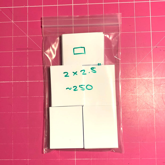 SALE Rectangle packs   2" x 2.5"