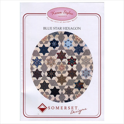 Somerset Designs Pattern 'Blue Star-A Day'