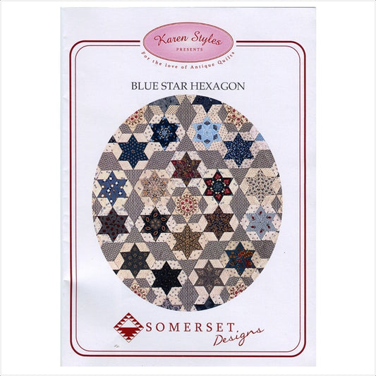 Somerset Designs Pattern 'Blue Star-A Day'